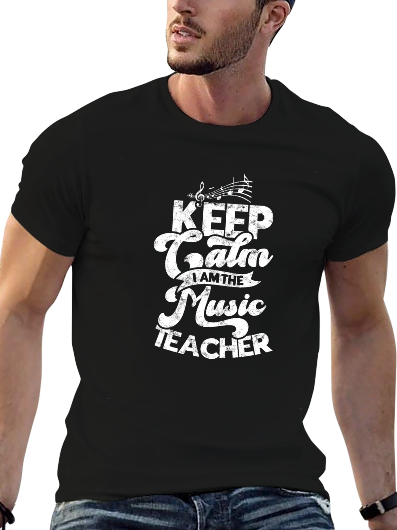 Keep Calm Music Teacher Graphic T-Shirt