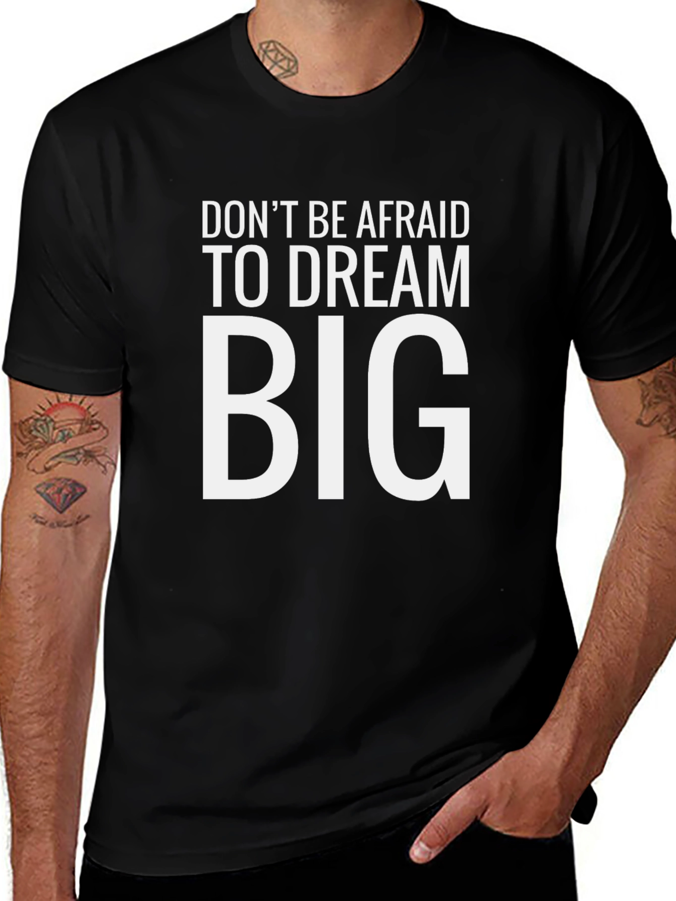 Dream Big Graphic Tee - Motivational T-Shirt