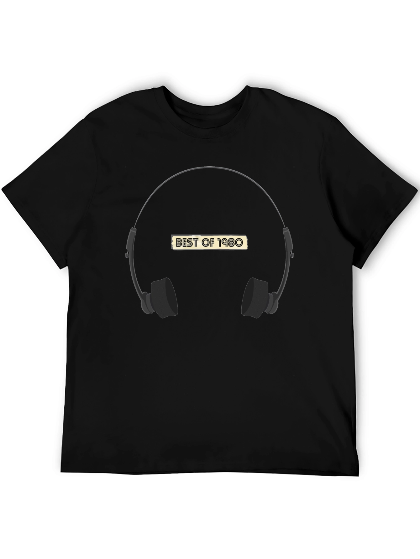 Best of 1980 Headphone Graphic Tee