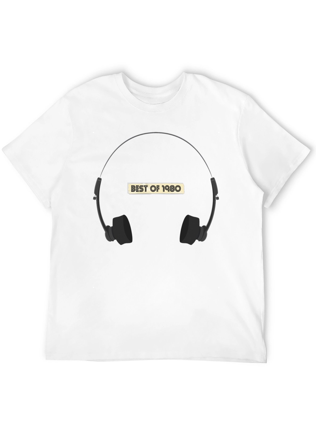 Best of 1980 Headphone Graphic Tee