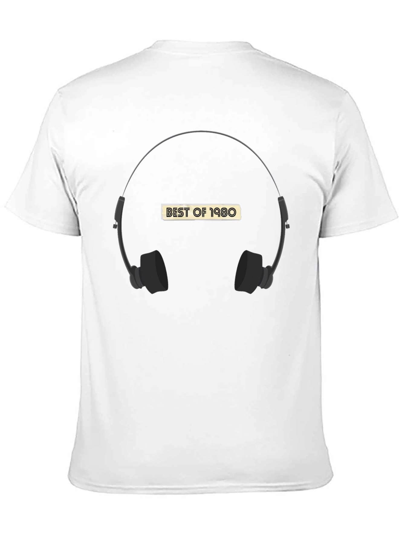Best of 1980 Headphone Graphic Tee