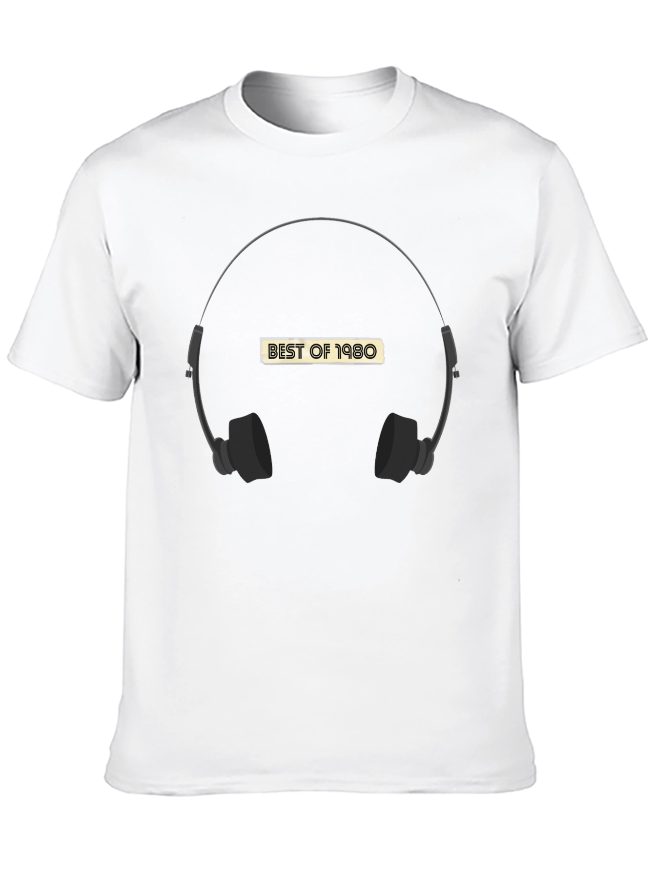 Best of 1980 Headphone Graphic Tee