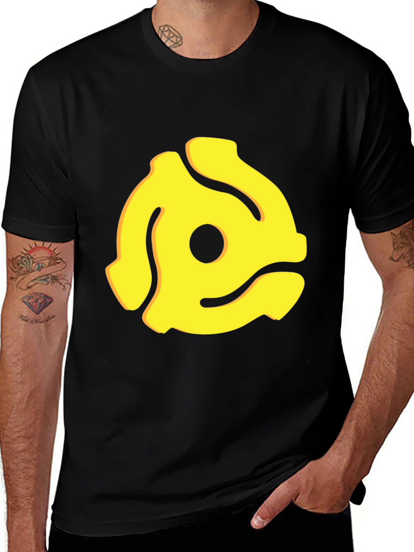 Retro Record Adapter Graphic Tee