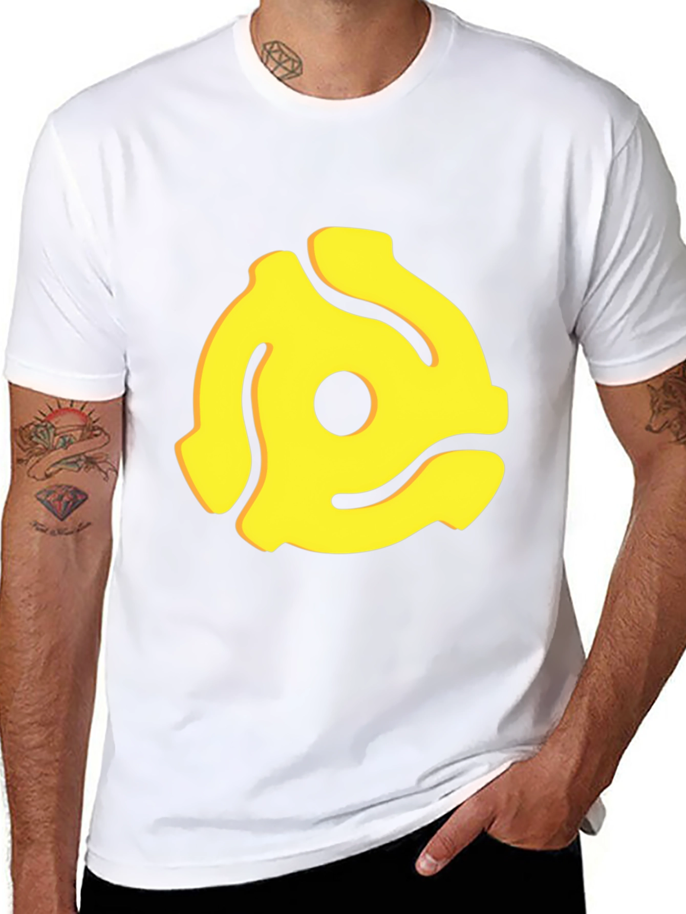 Retro Record Adapter Graphic Tee