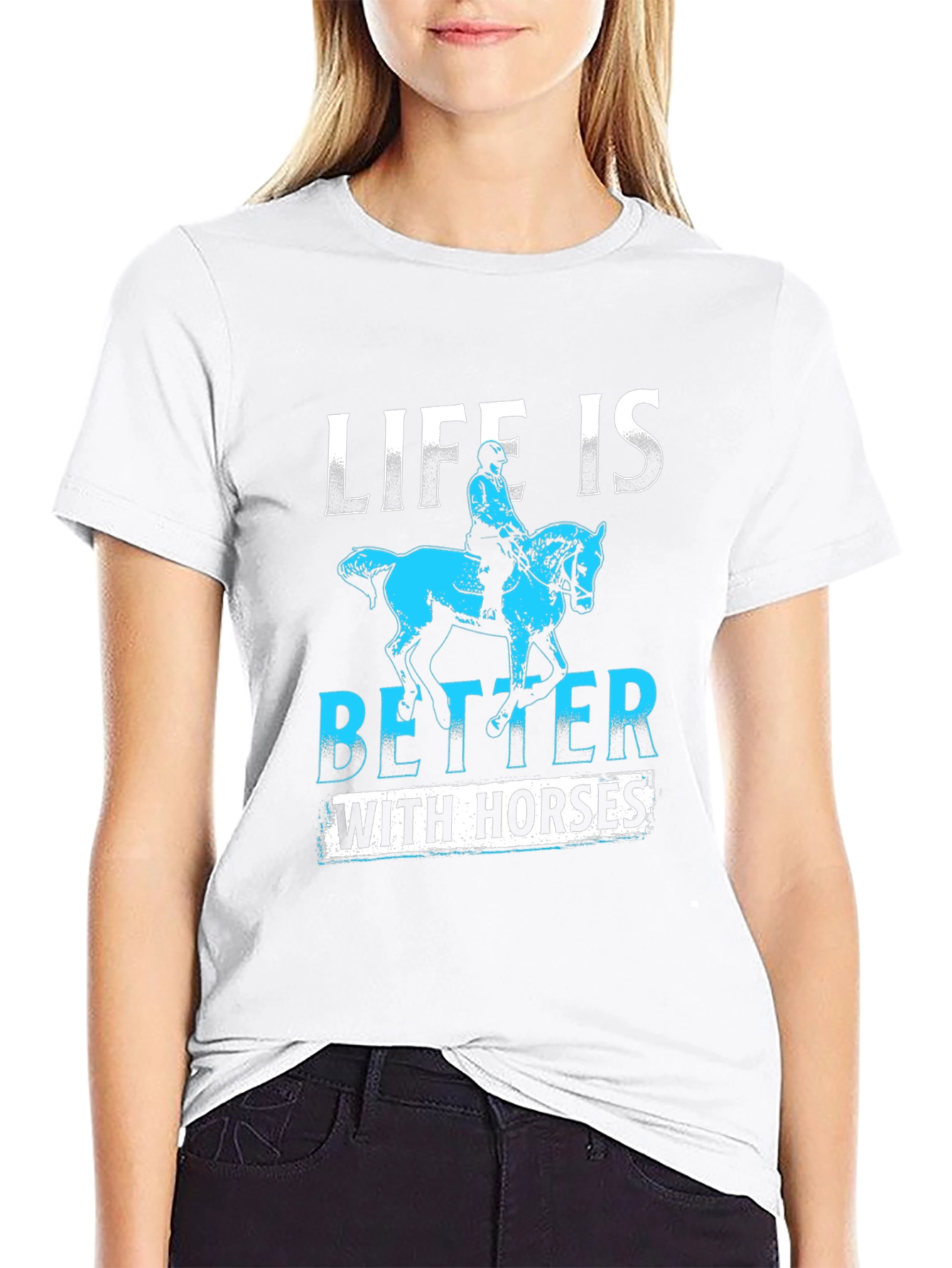 Life Is Better With Horses Tee