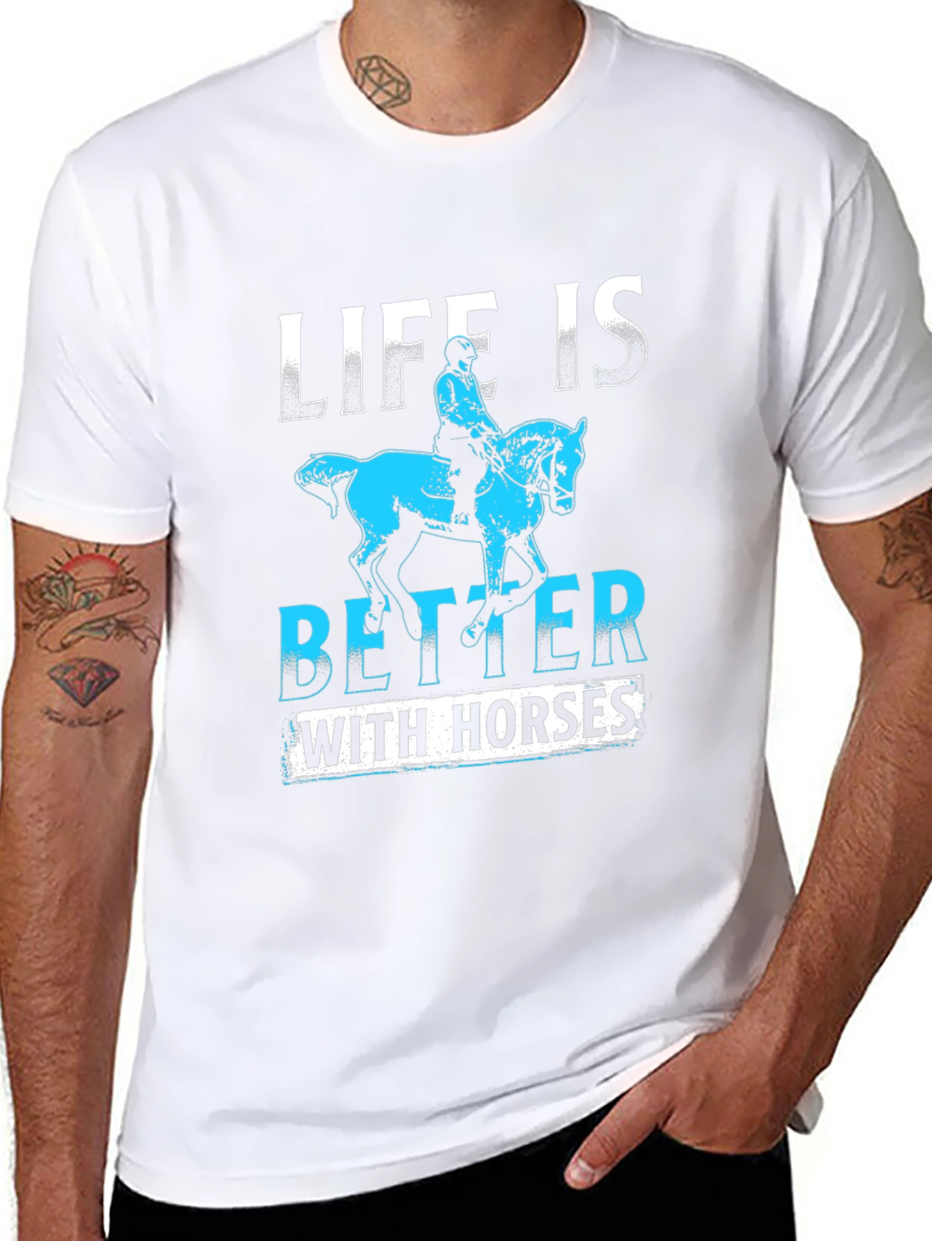 Life Is Better With Horses Tee