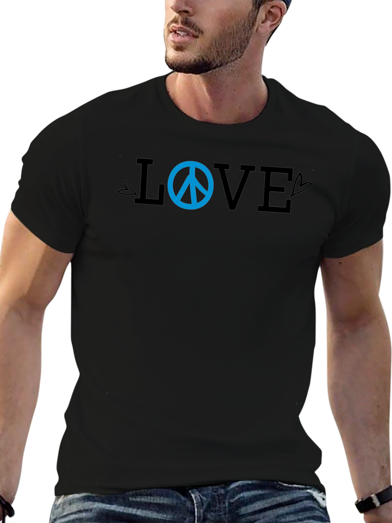 Love and Peace T-Shirt - Casual Wear