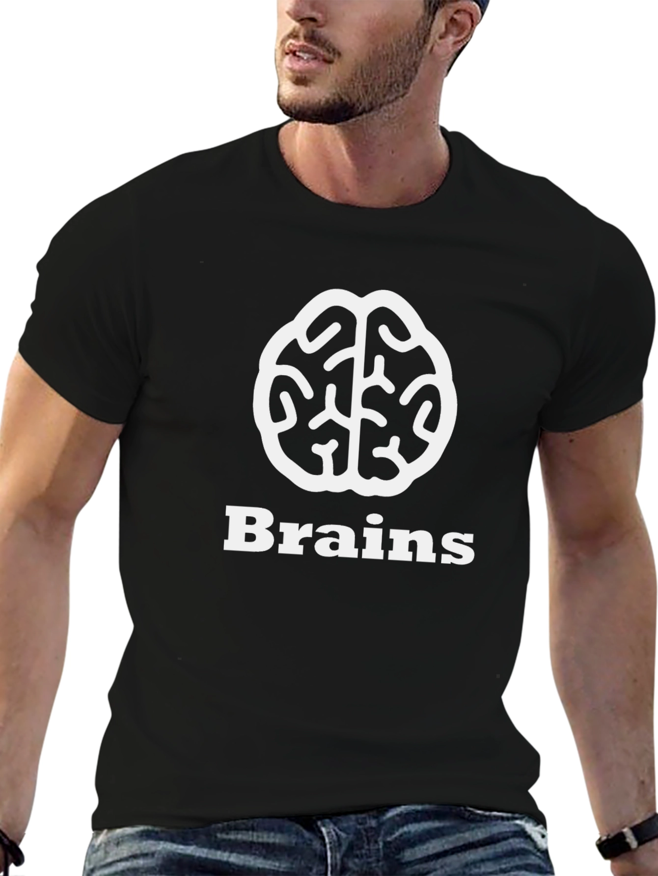 Brains Graphic T-Shirt - Smart & Stylish Tee