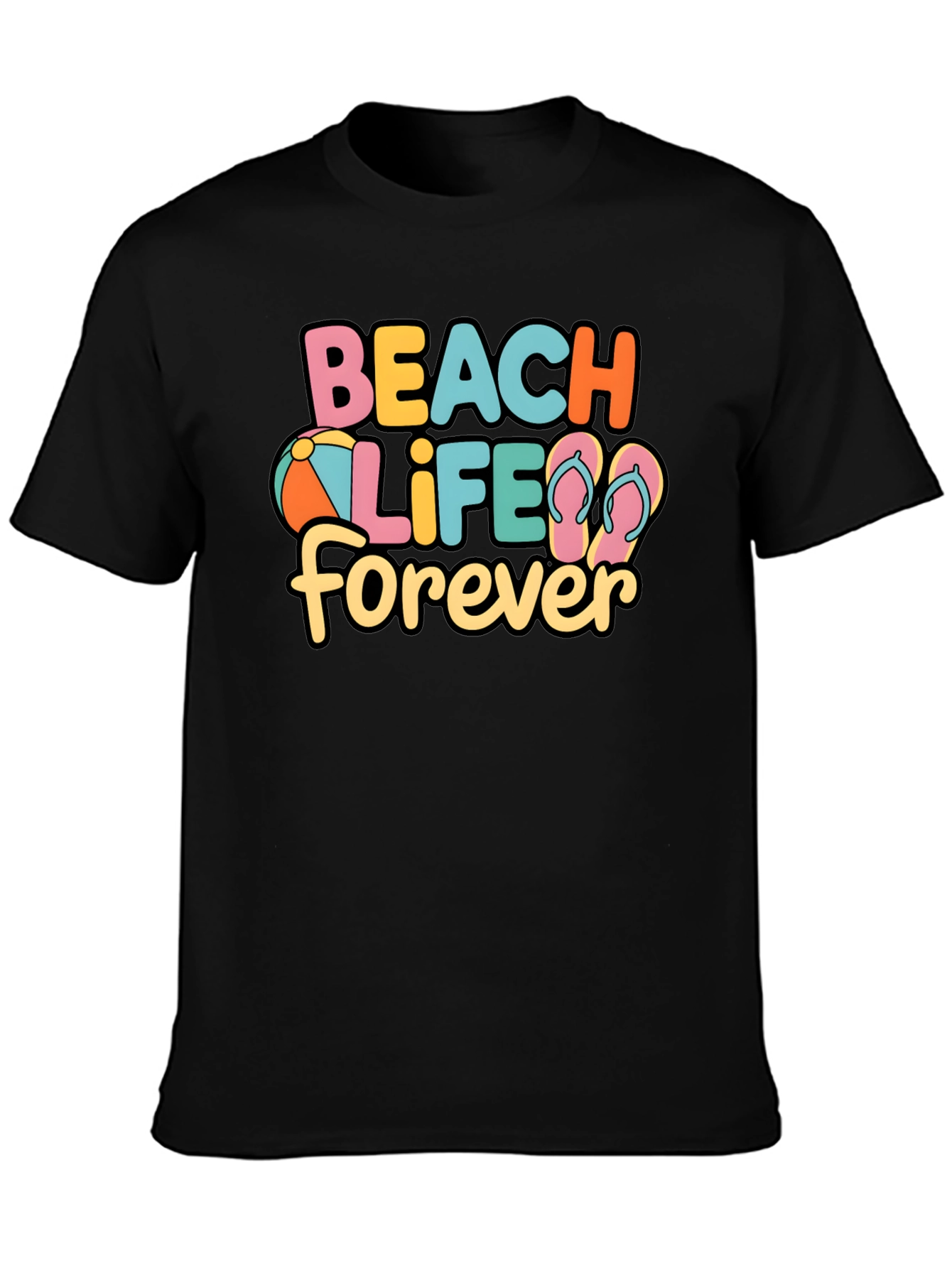 Beach Life Forever Graphic T-Shirt