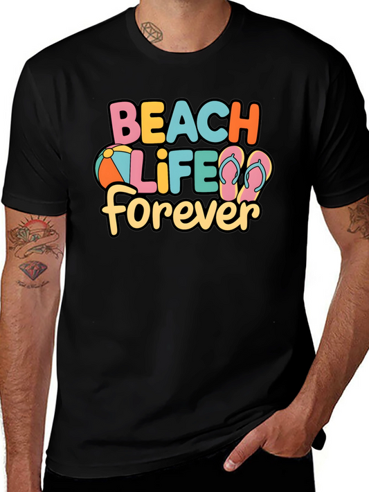 Beach Life Forever Graphic T-Shirt