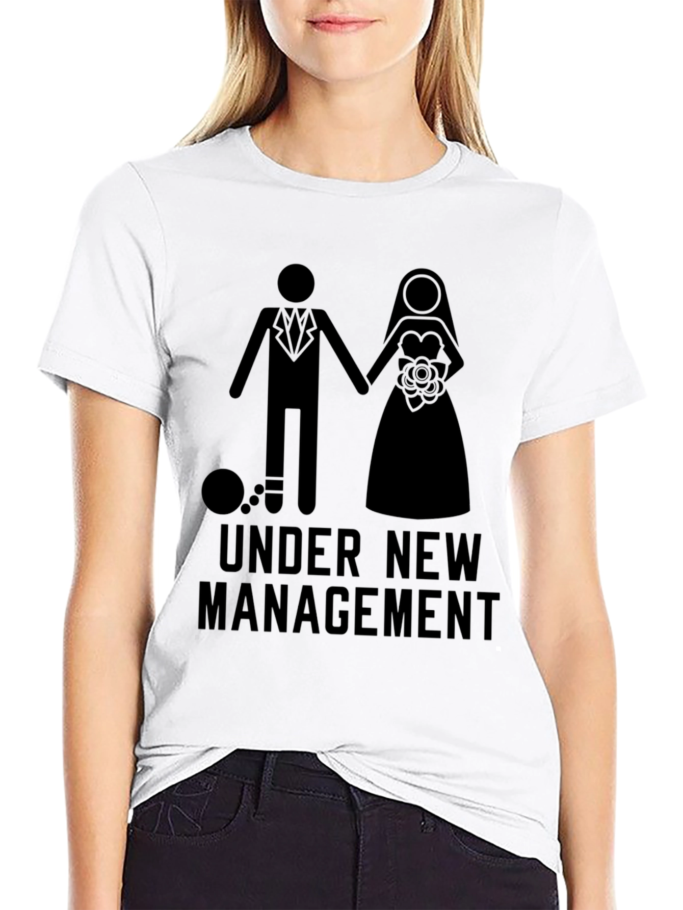 Under New Management Wedding Humor T-Shirt