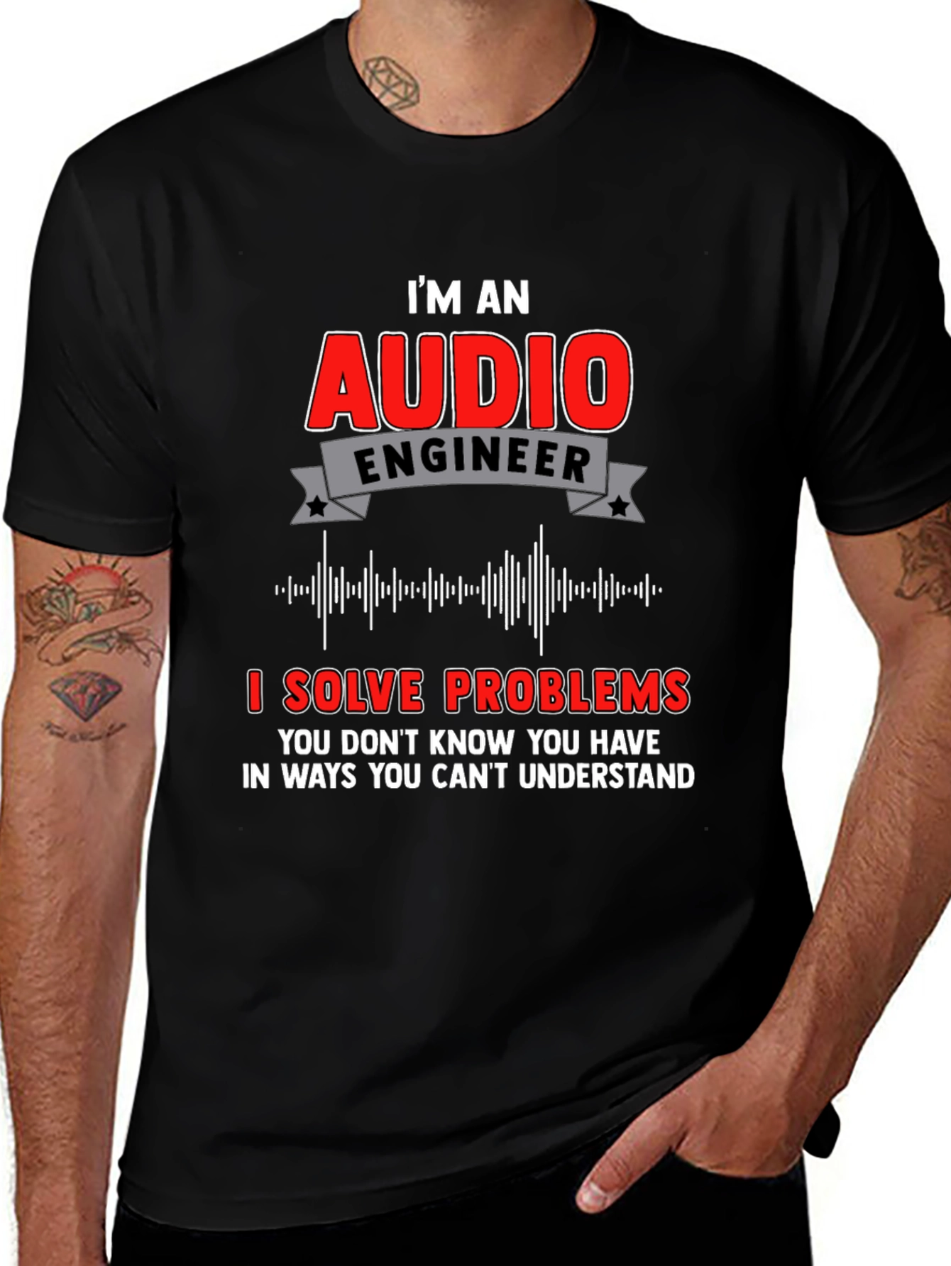 Audio Engineer Graphic T-Shirt