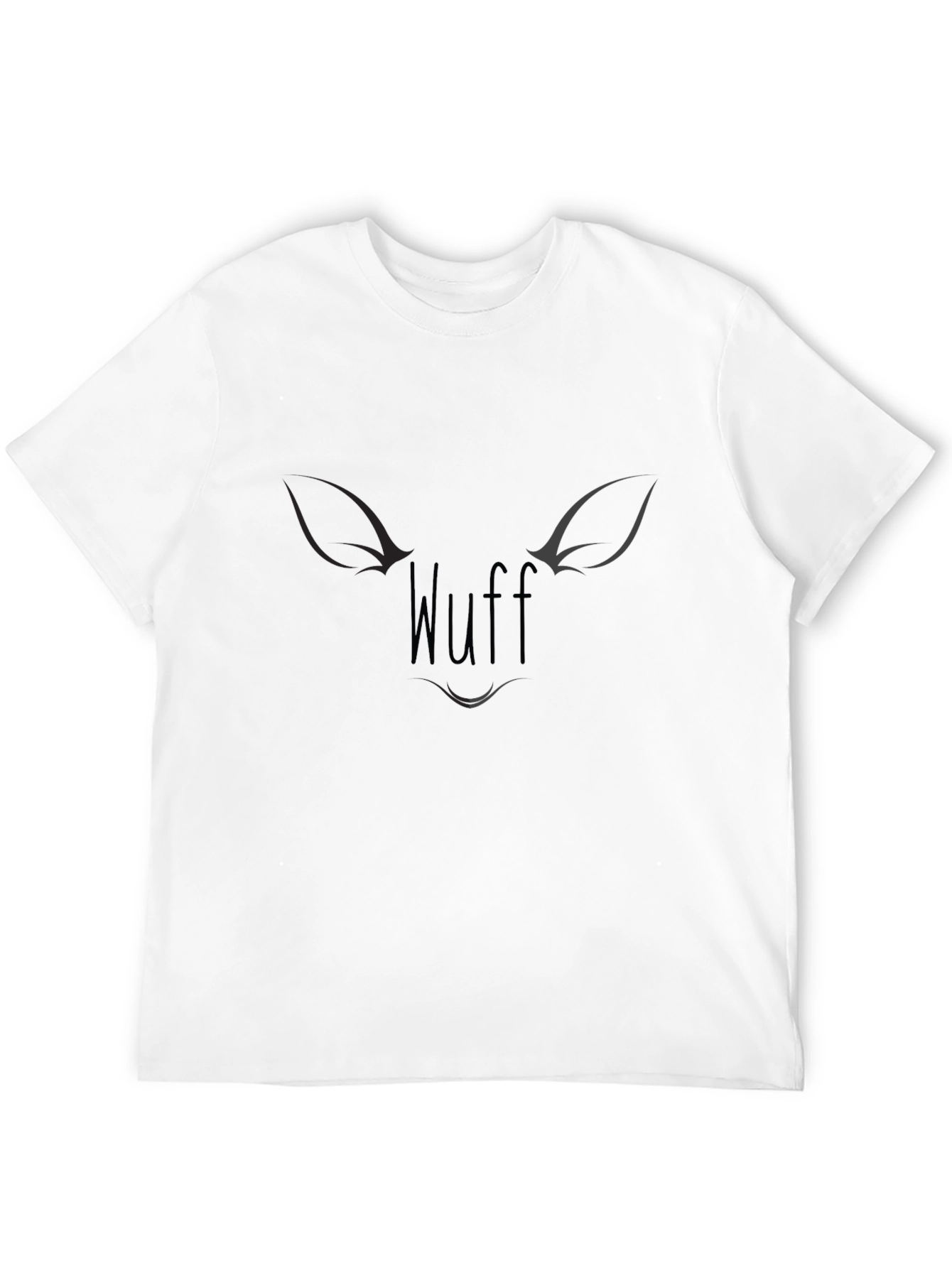Black Wuff Graphic Tee - Stylish Comfort