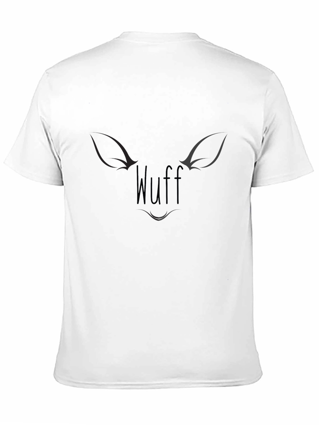 Black Wuff Graphic Tee - Stylish Comfort