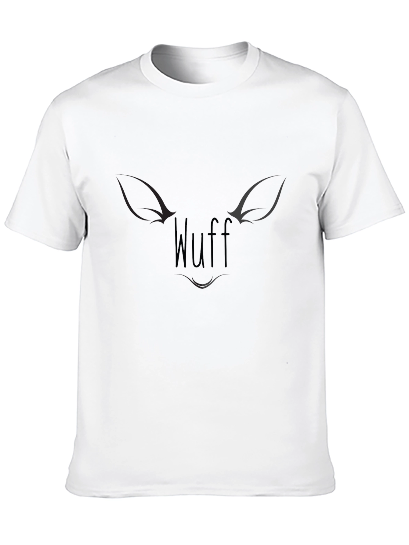 Black Wuff Graphic Tee - Stylish Comfort