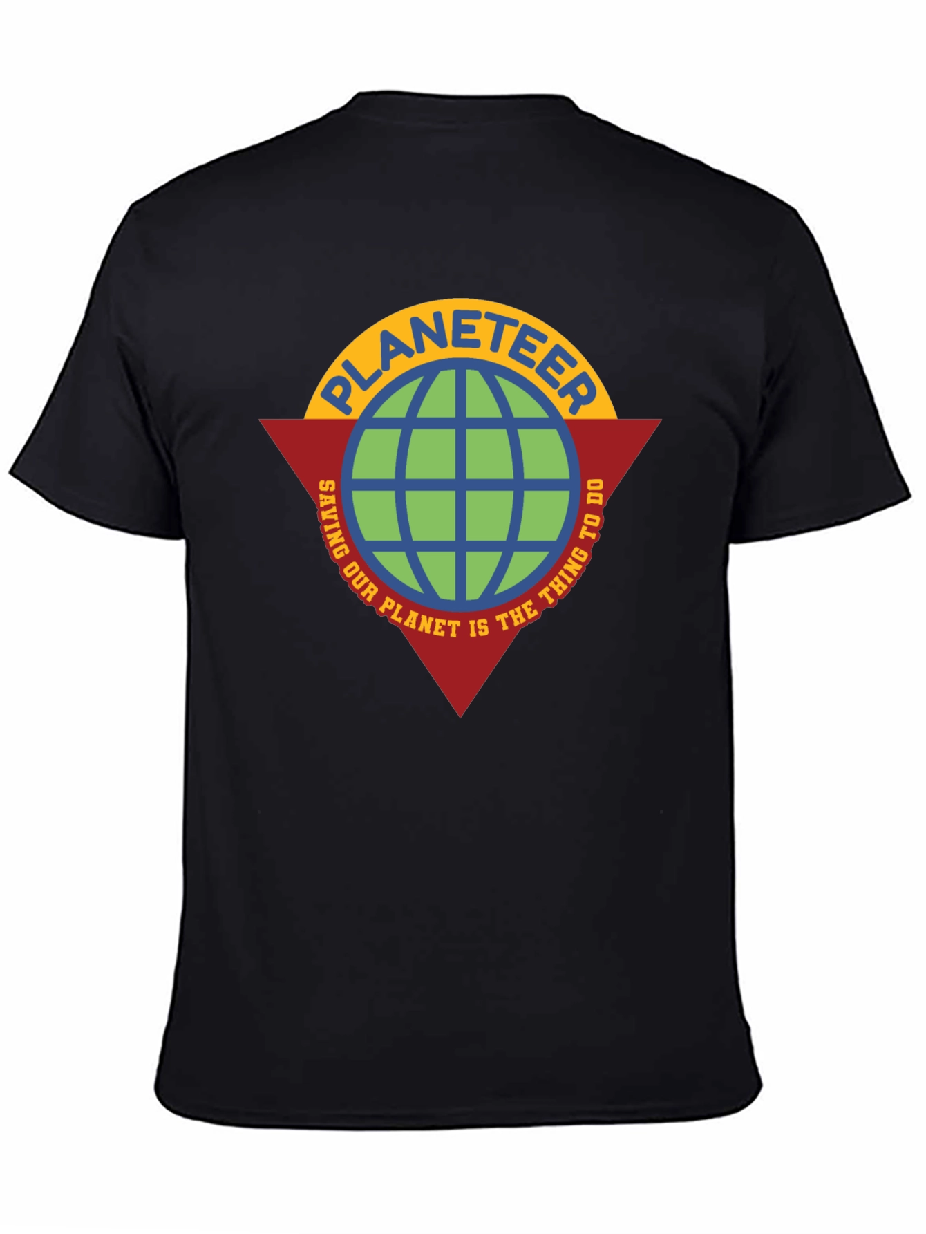 Planeteer Saving Earth Tee - Retro Graphic T-Shirt