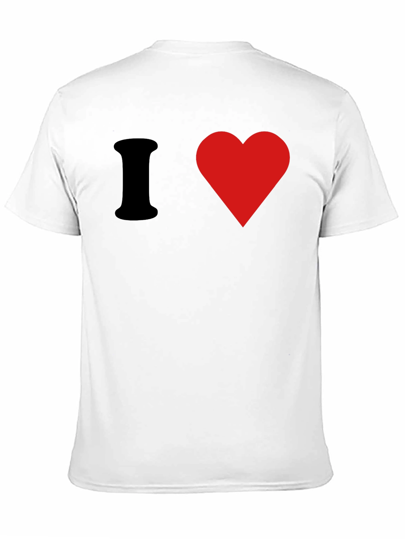 I Heart Graphic Tee - Black Cotton T-Shirt
