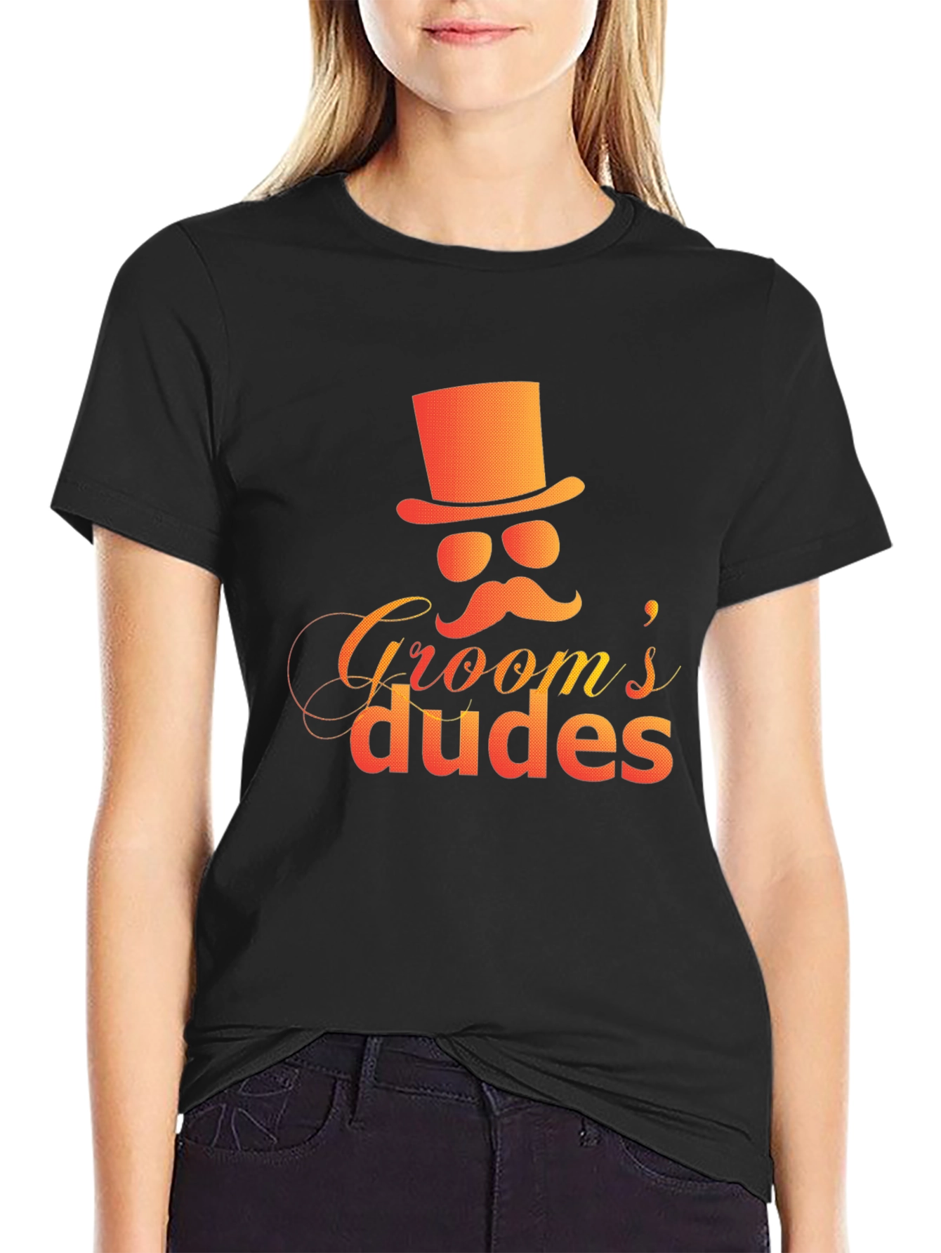 Grooms Dudes Graphic Tee - Black T-Shirt