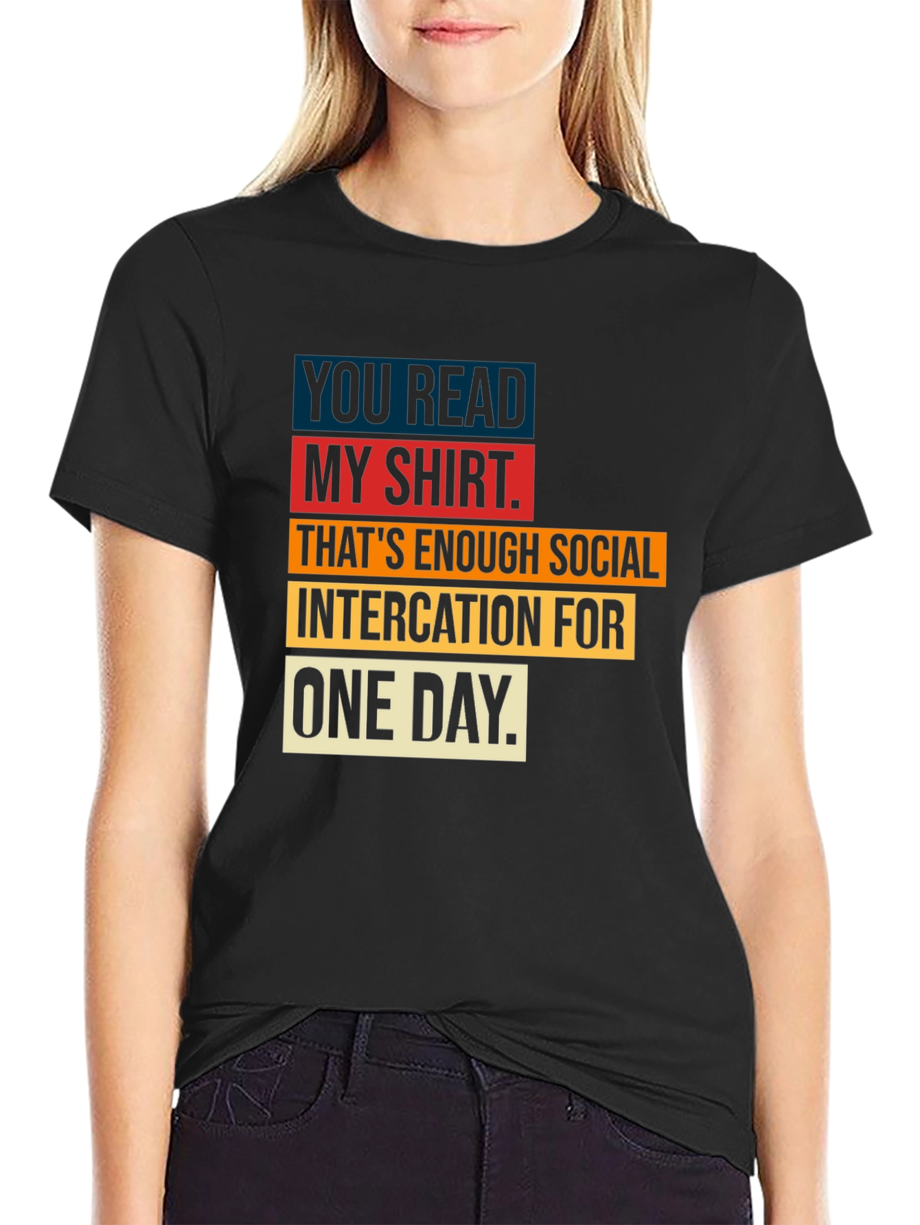 Humorous Social Intercation T-Shirt