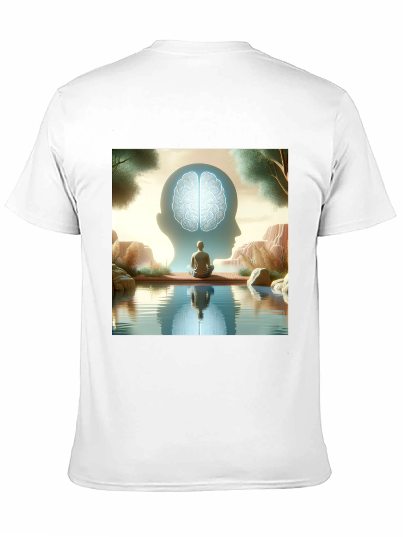 Mindfulness T-Shirt - Reflective Brain Design