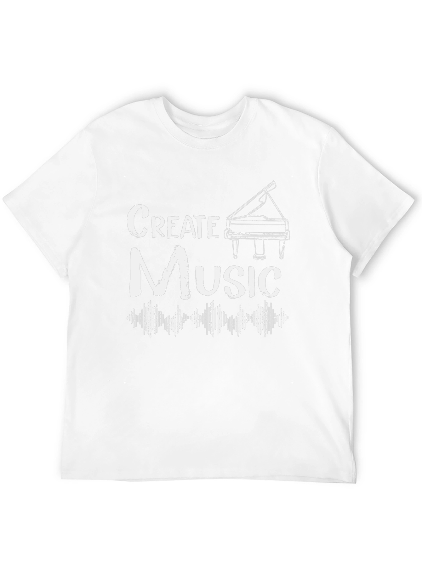 Create Music Piano Graphic T-Shirt