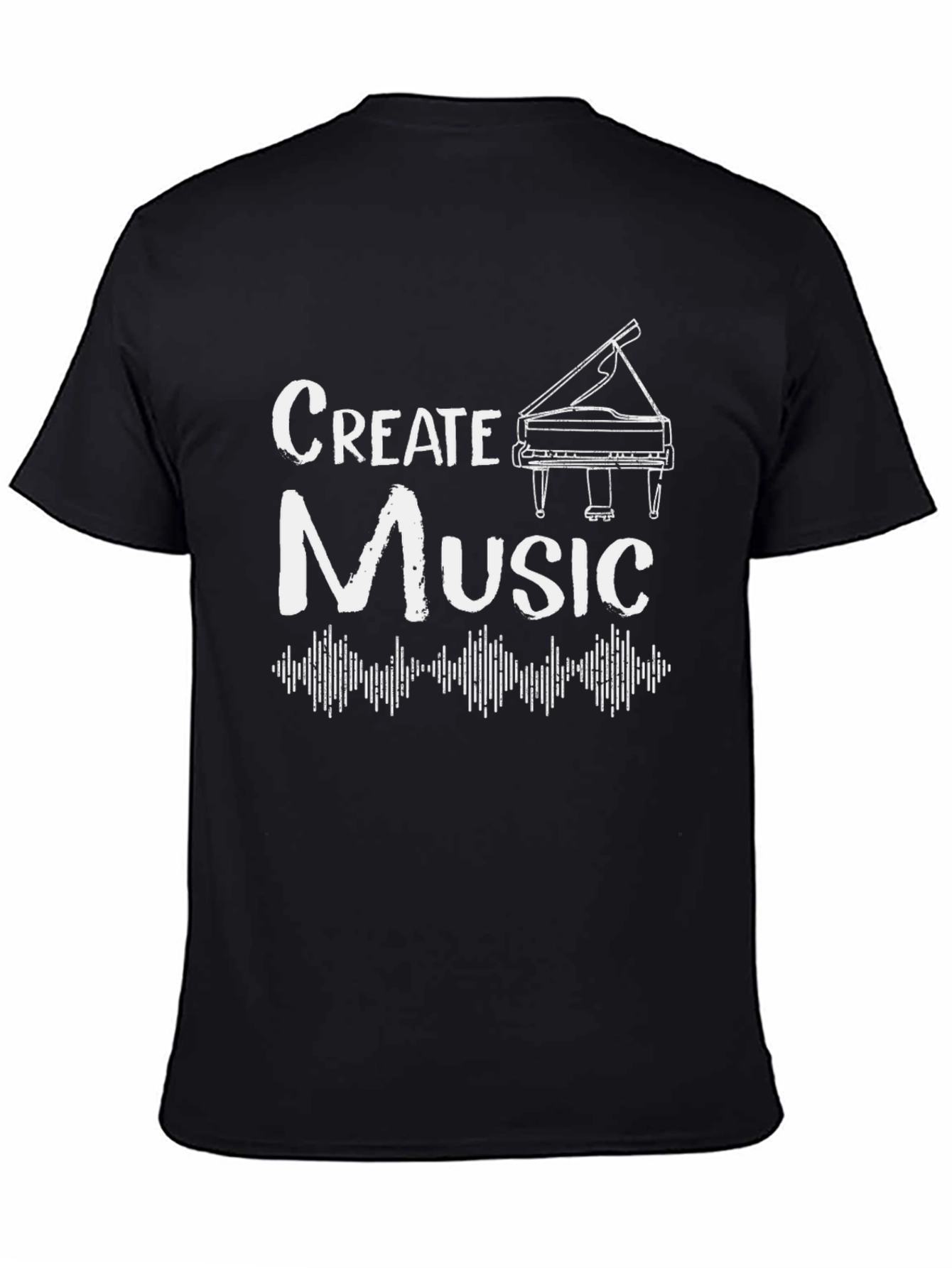 Create Music Piano Graphic T-Shirt