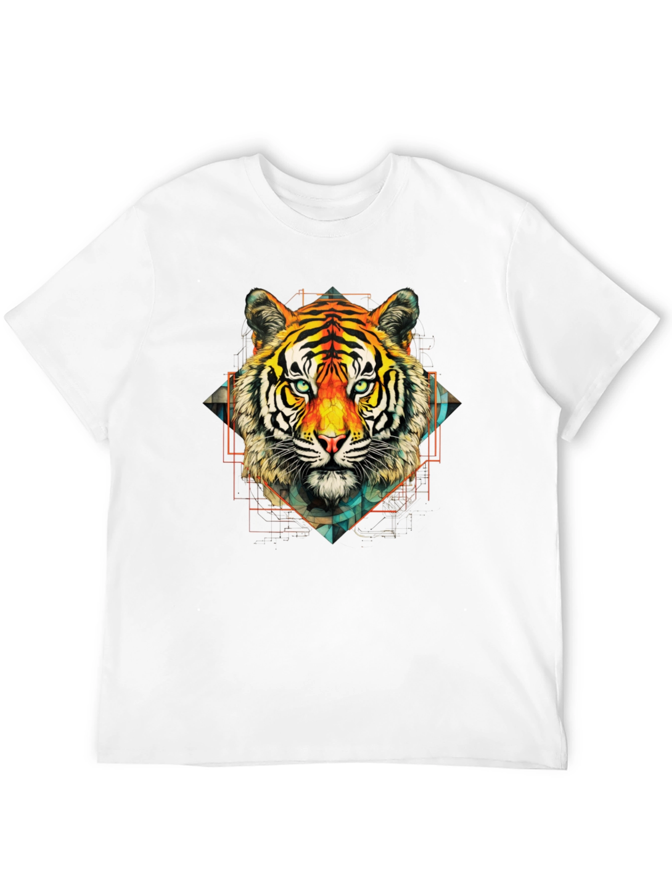 Tiger Graphic Black Tee