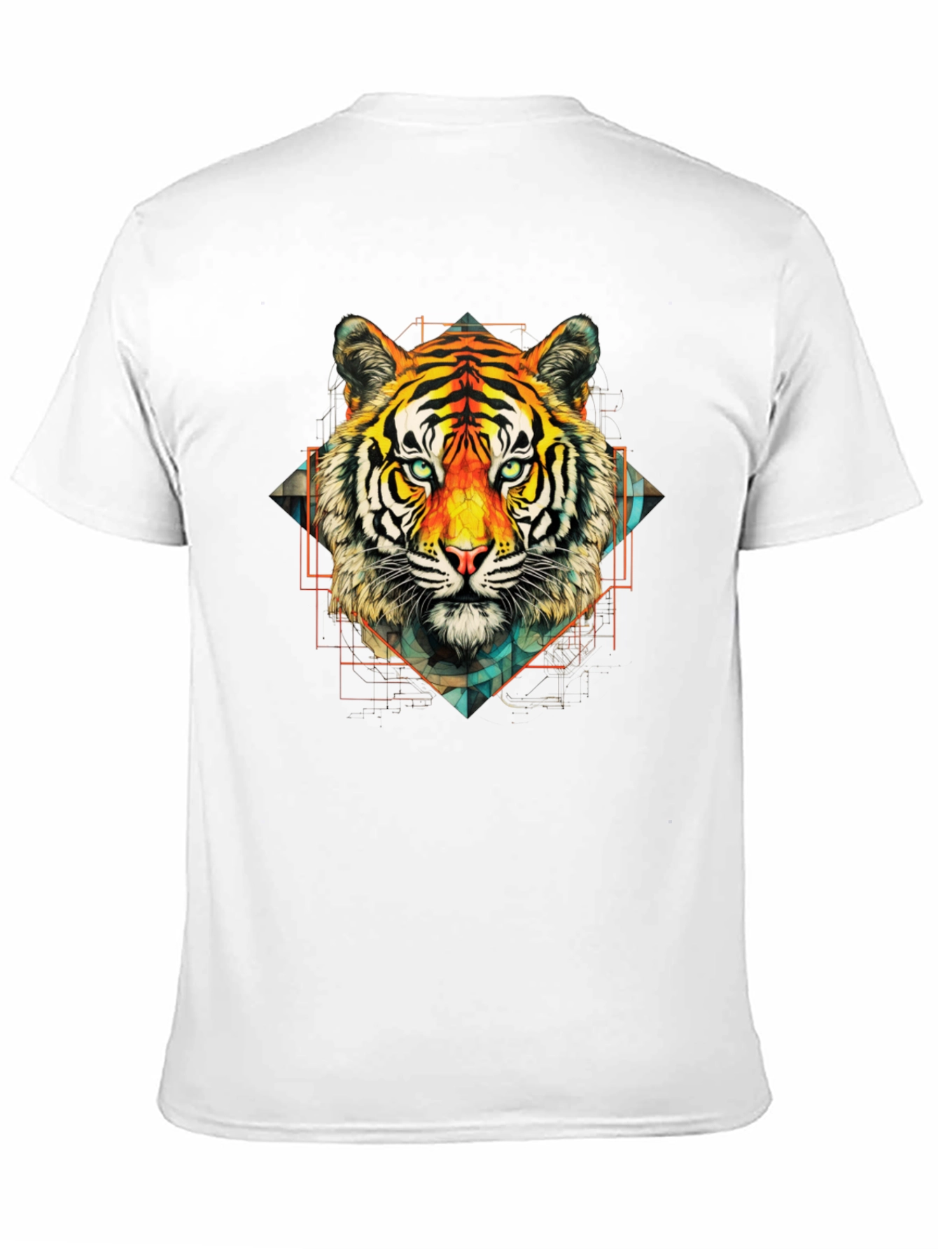 Tiger Graphic Black Tee