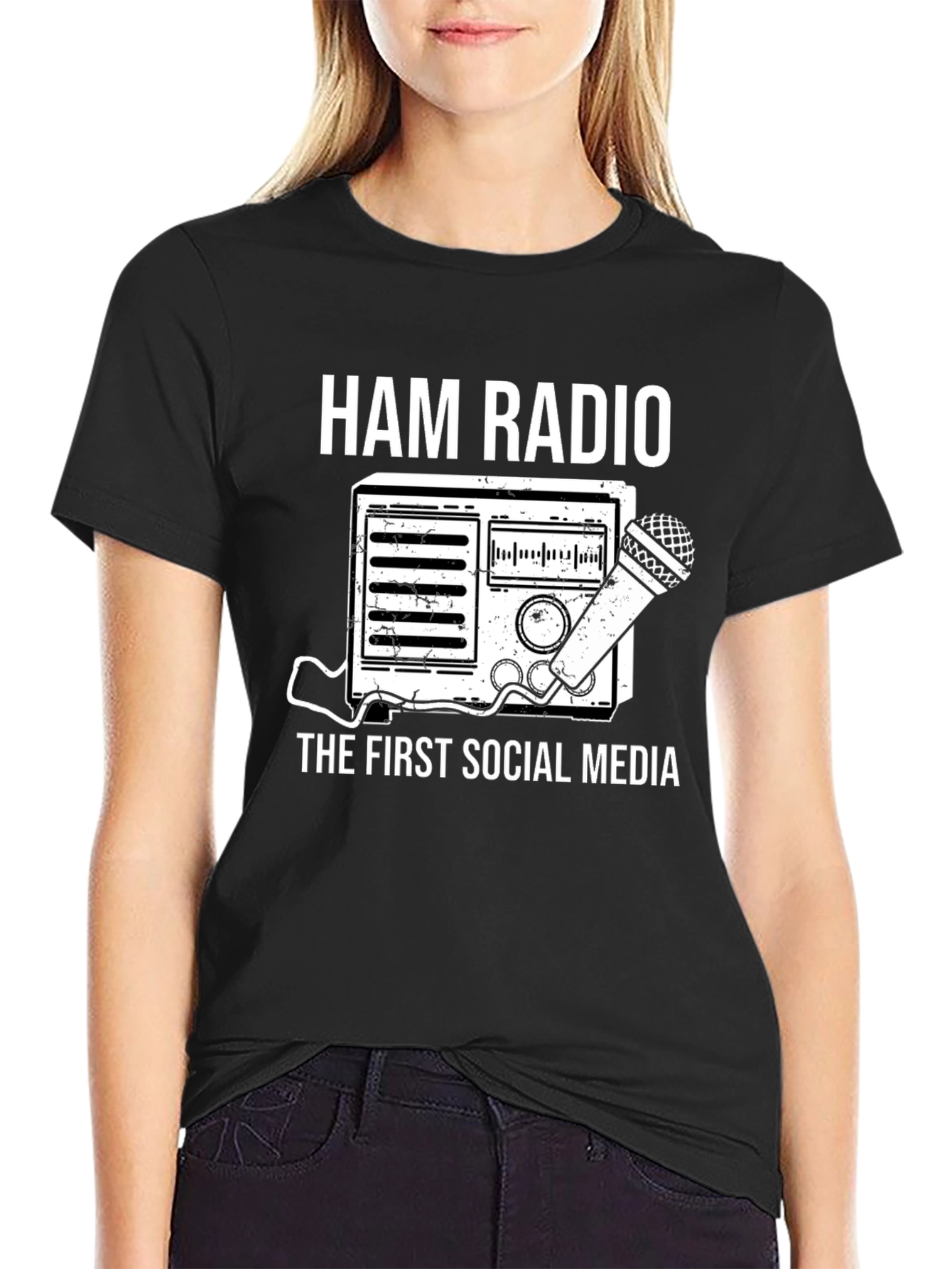 Ham Radio - The First Social Media T-Shirt
