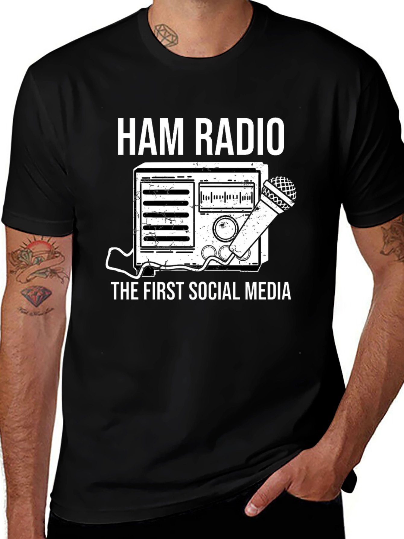 Ham Radio - The First Social Media T-Shirt