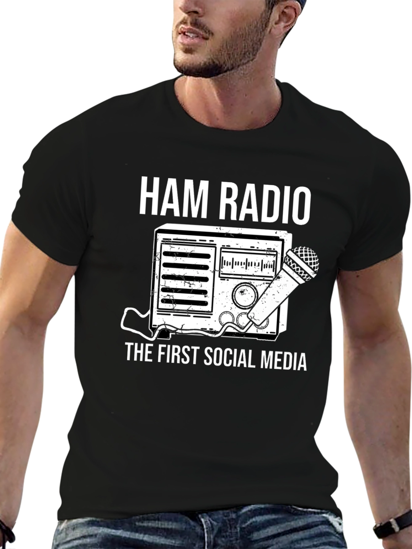Ham Radio - The First Social Media T-Shirt