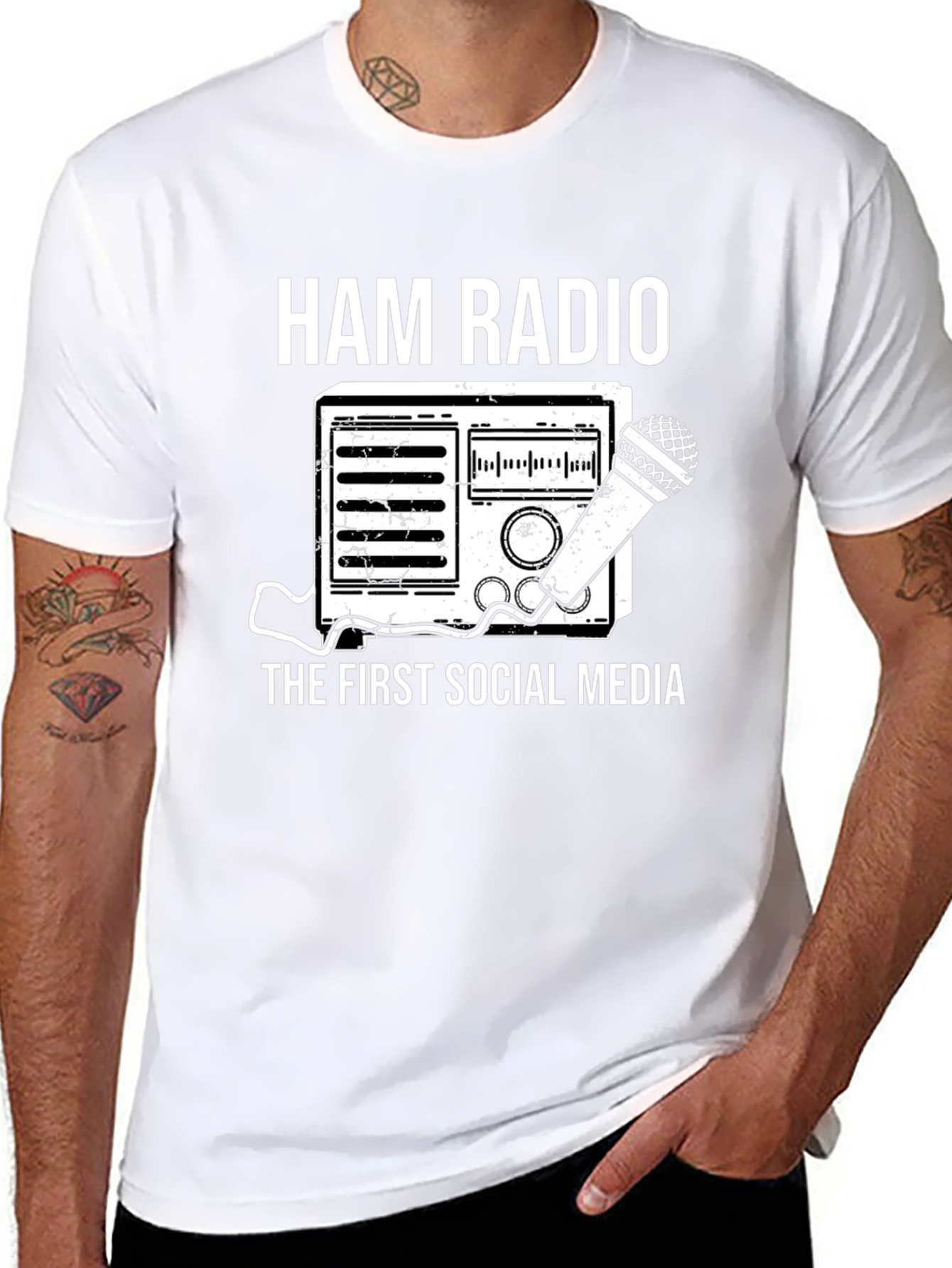 Ham Radio - The First Social Media T-Shirt