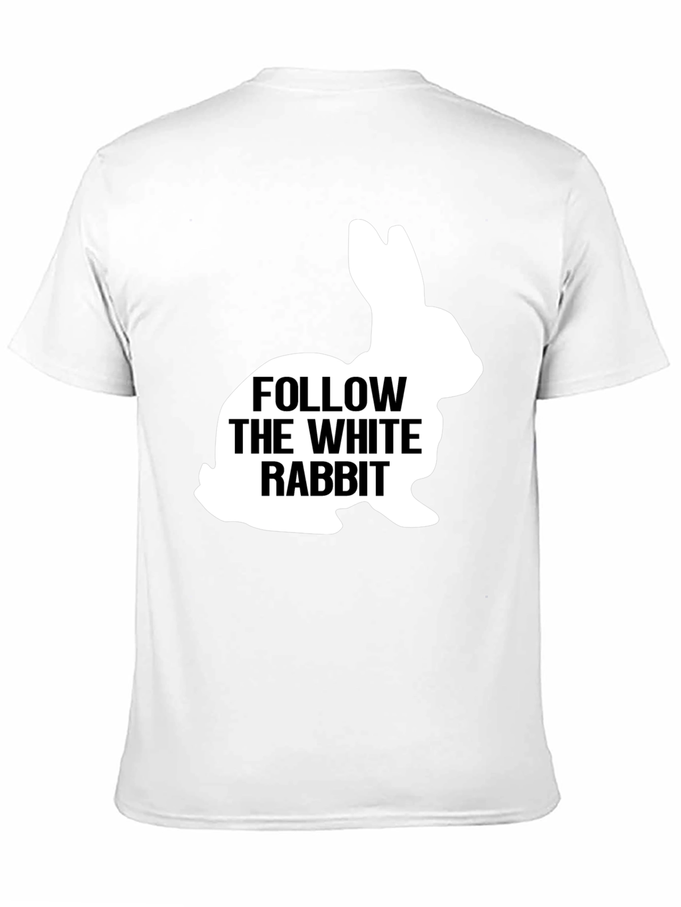 Follow The White Rabbit Graphic T-Shirt