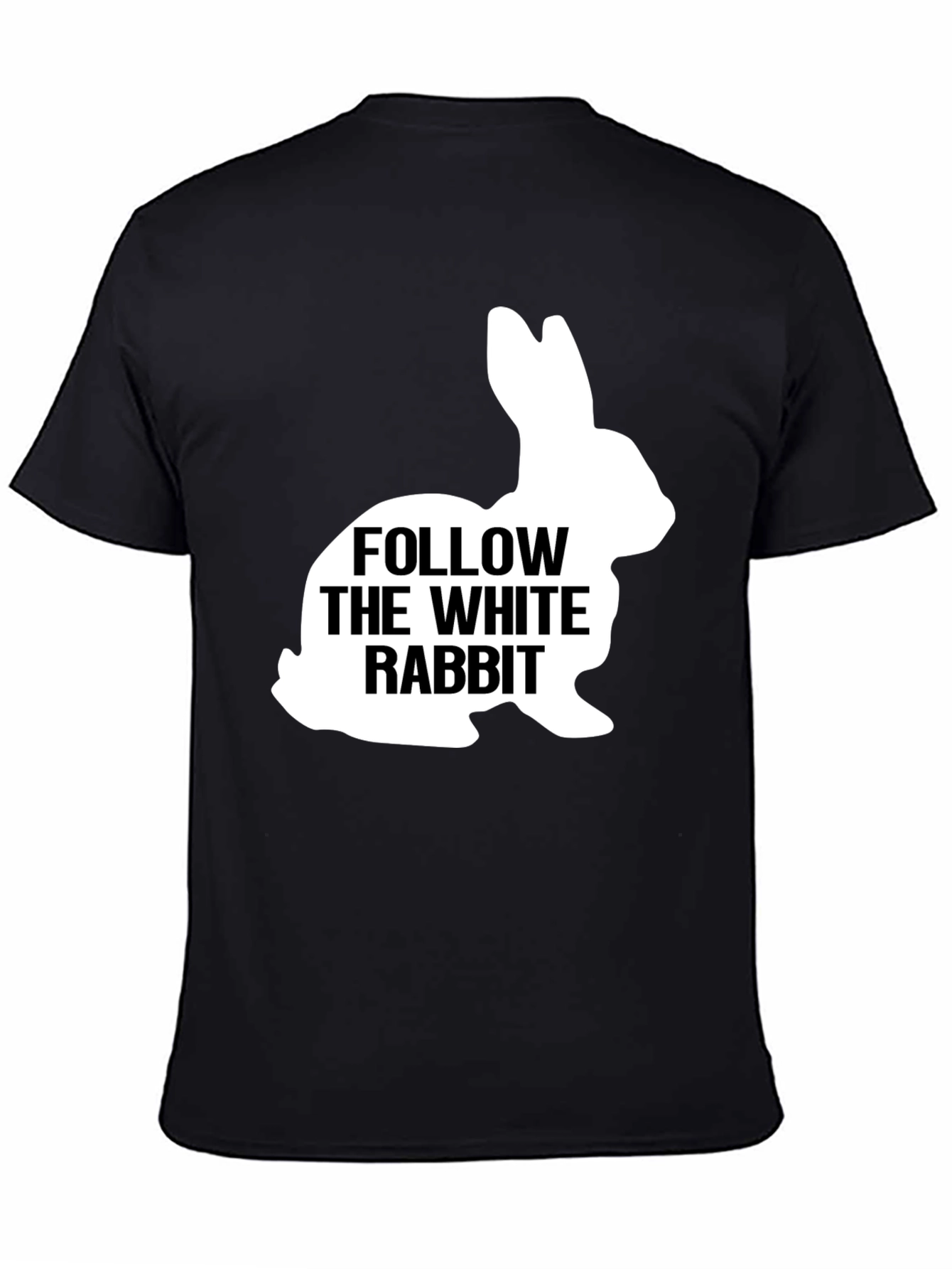 Follow The White Rabbit Graphic T-Shirt