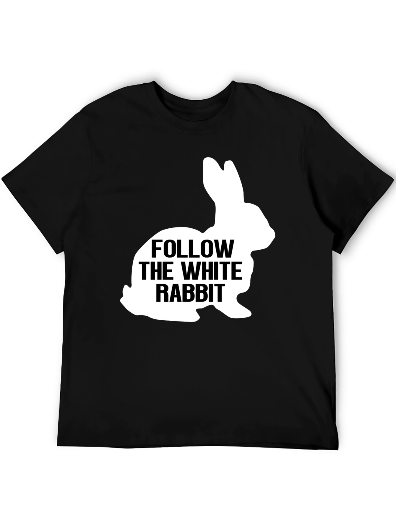 Follow The White Rabbit Graphic T-Shirt