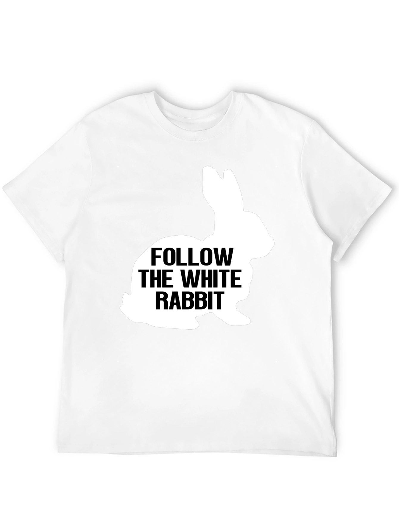 Follow The White Rabbit Graphic T-Shirt