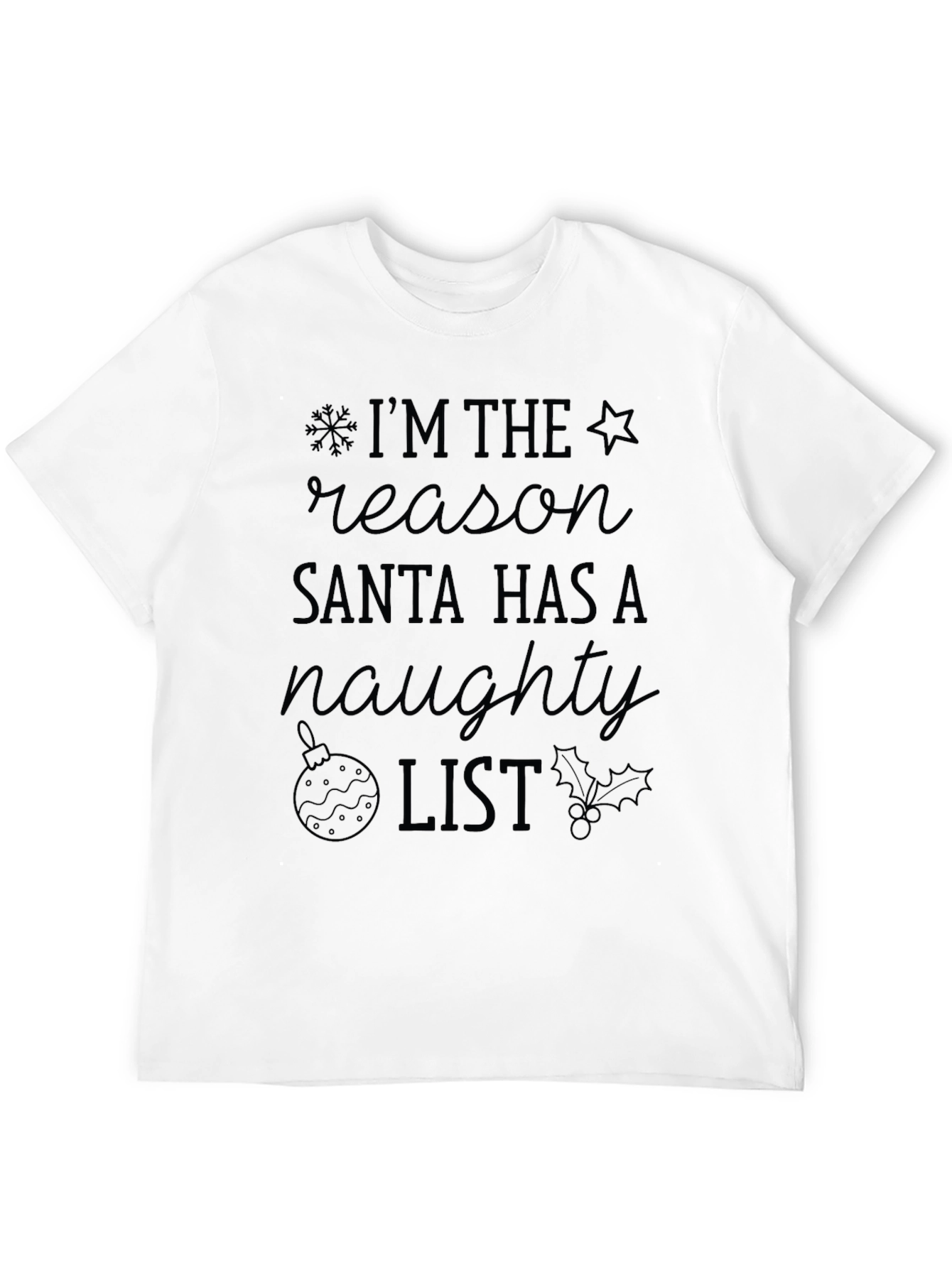 Naughty List Christmas T-Shirt