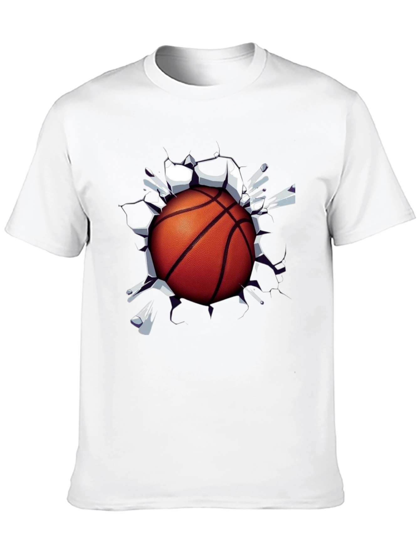 Basketball Through Shirt Graphic Tee