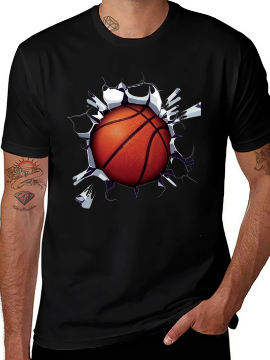 Basketball Through Shirt Graphic Tee