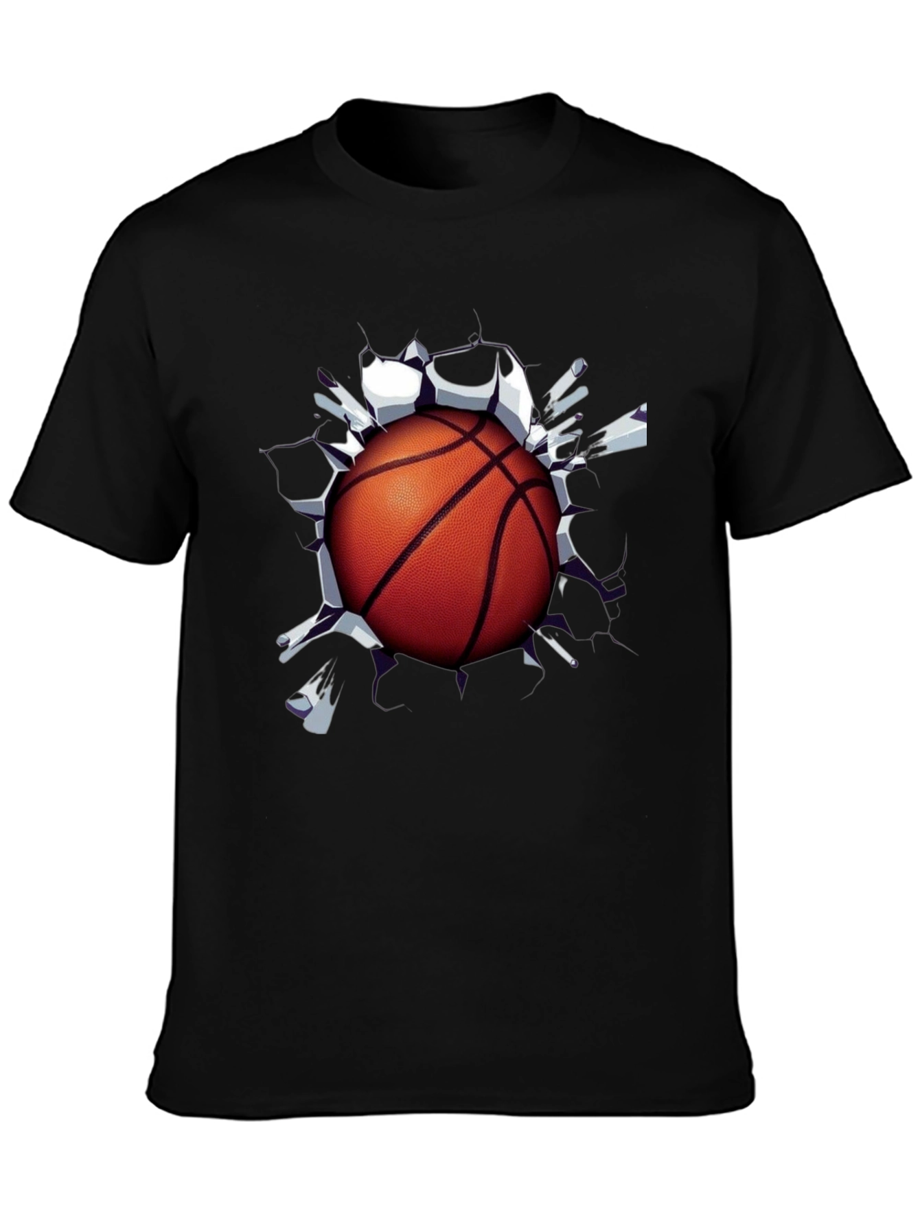 Basketball Through Shirt Graphic Tee