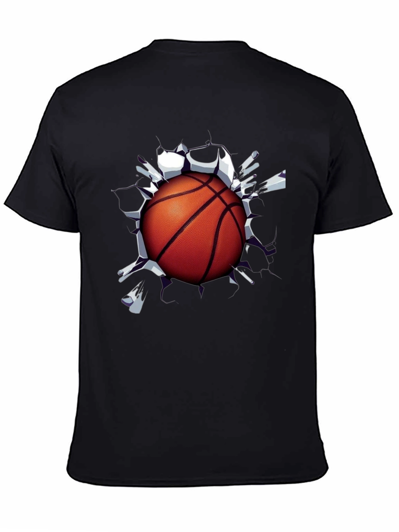 Basketball Through Shirt Graphic Tee