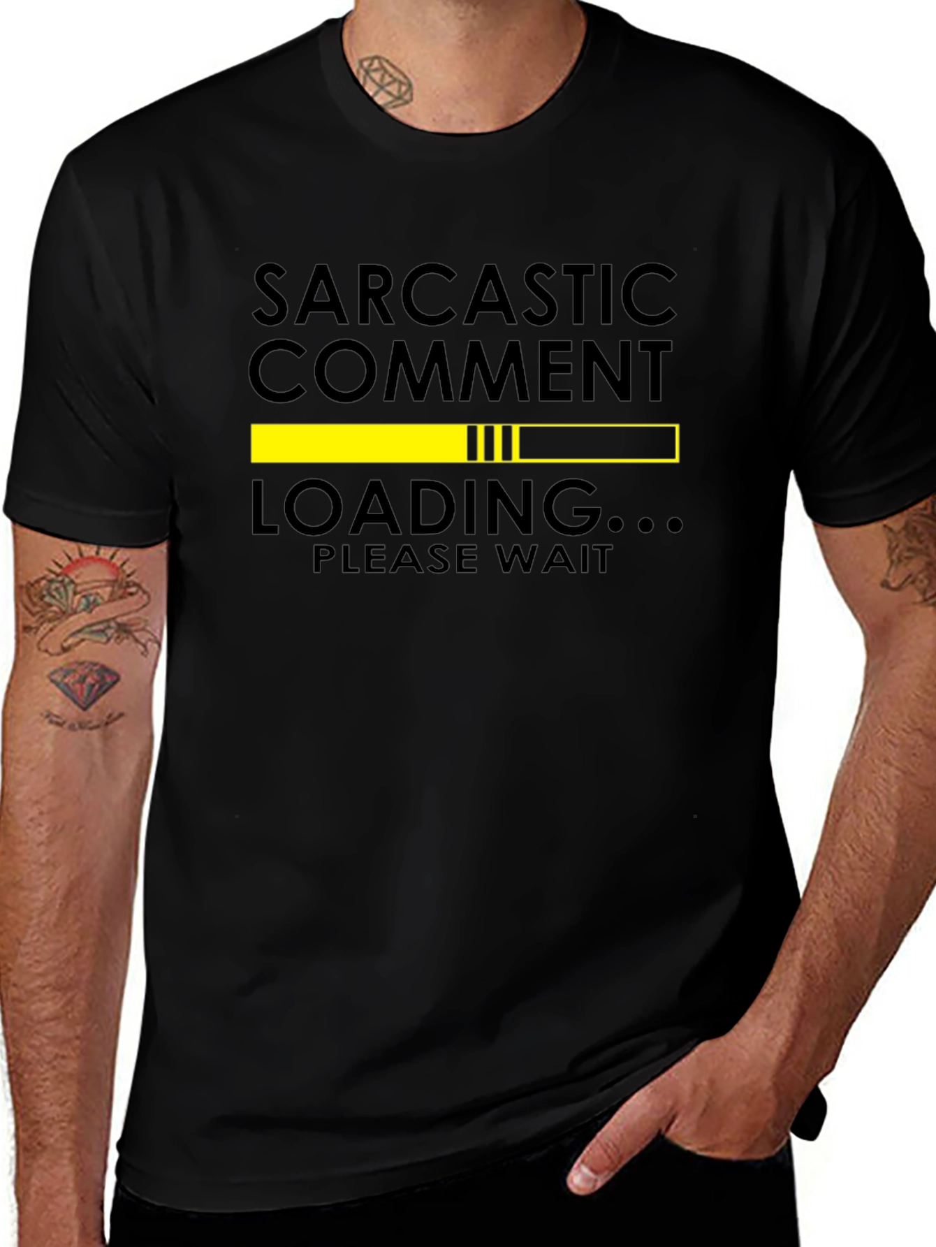 Sarcastic Comment Loading Graphic Tee
