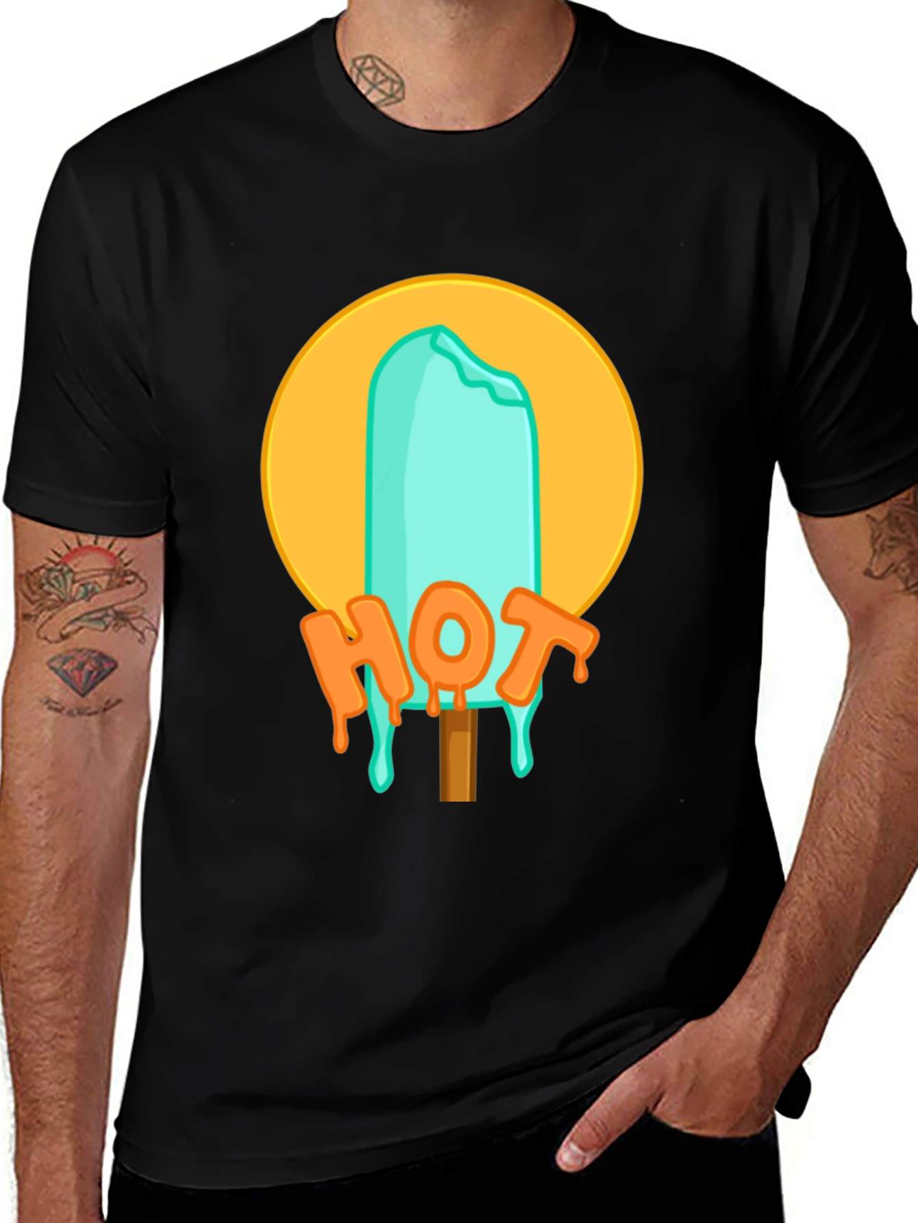 Hot Popsicle Graphic Tee - Cool Summer Vibes!