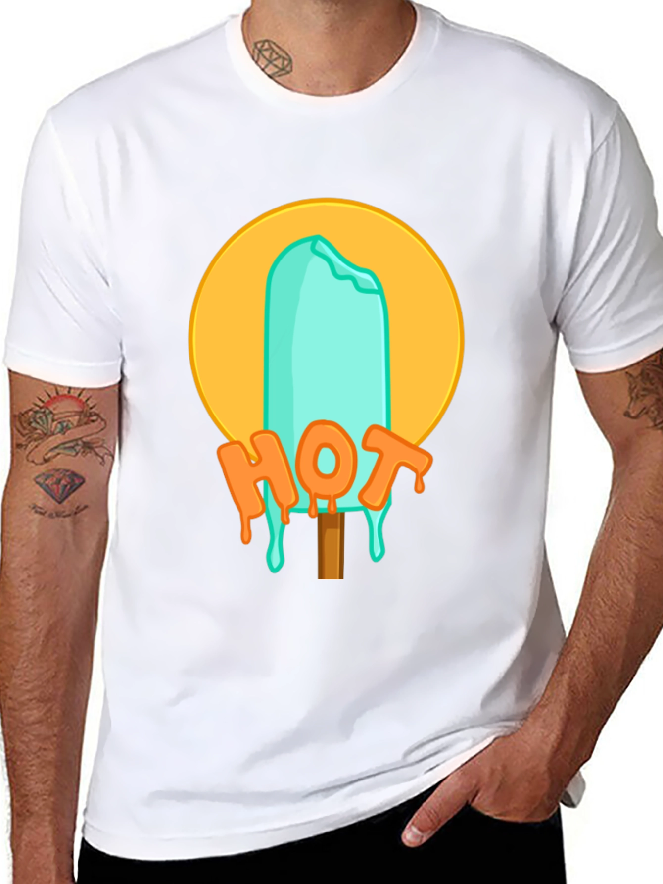 Hot Popsicle Graphic Tee - Cool Summer Vibes!