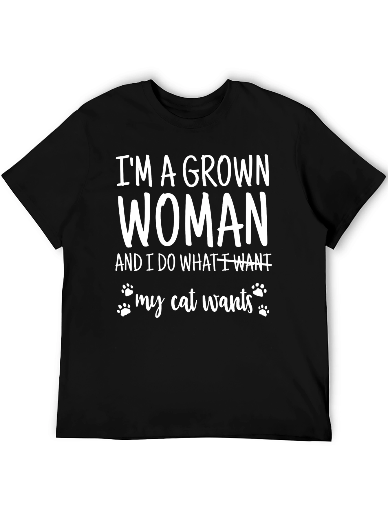 Im a Grown Woman Cat Lover T-Shirt