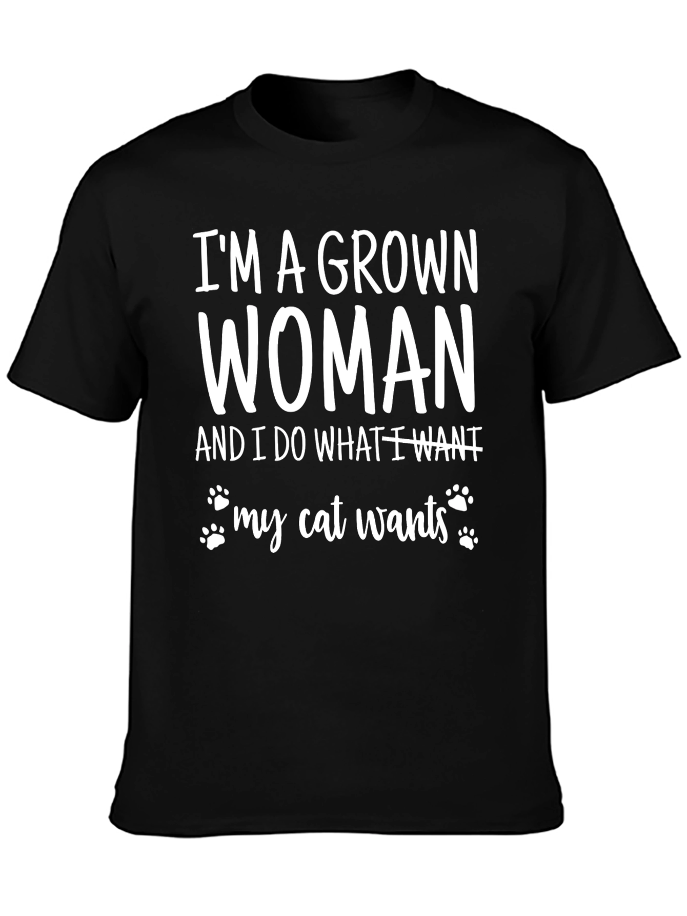 Im a Grown Woman Cat Lover T-Shirt