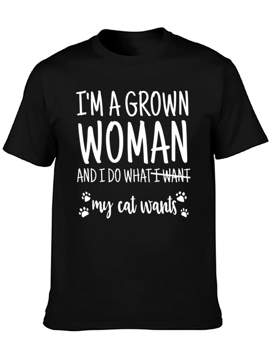 Im a Grown Woman Cat Lover T-Shirt