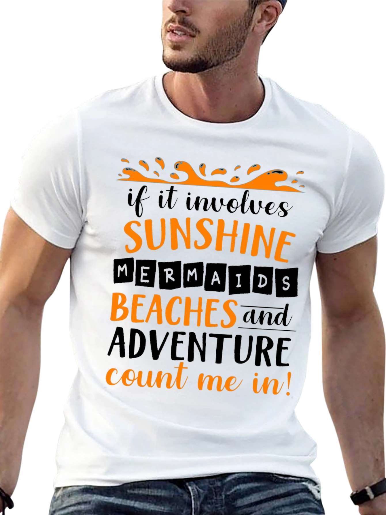 Sunshine Mermaids Beaches T-Shirt