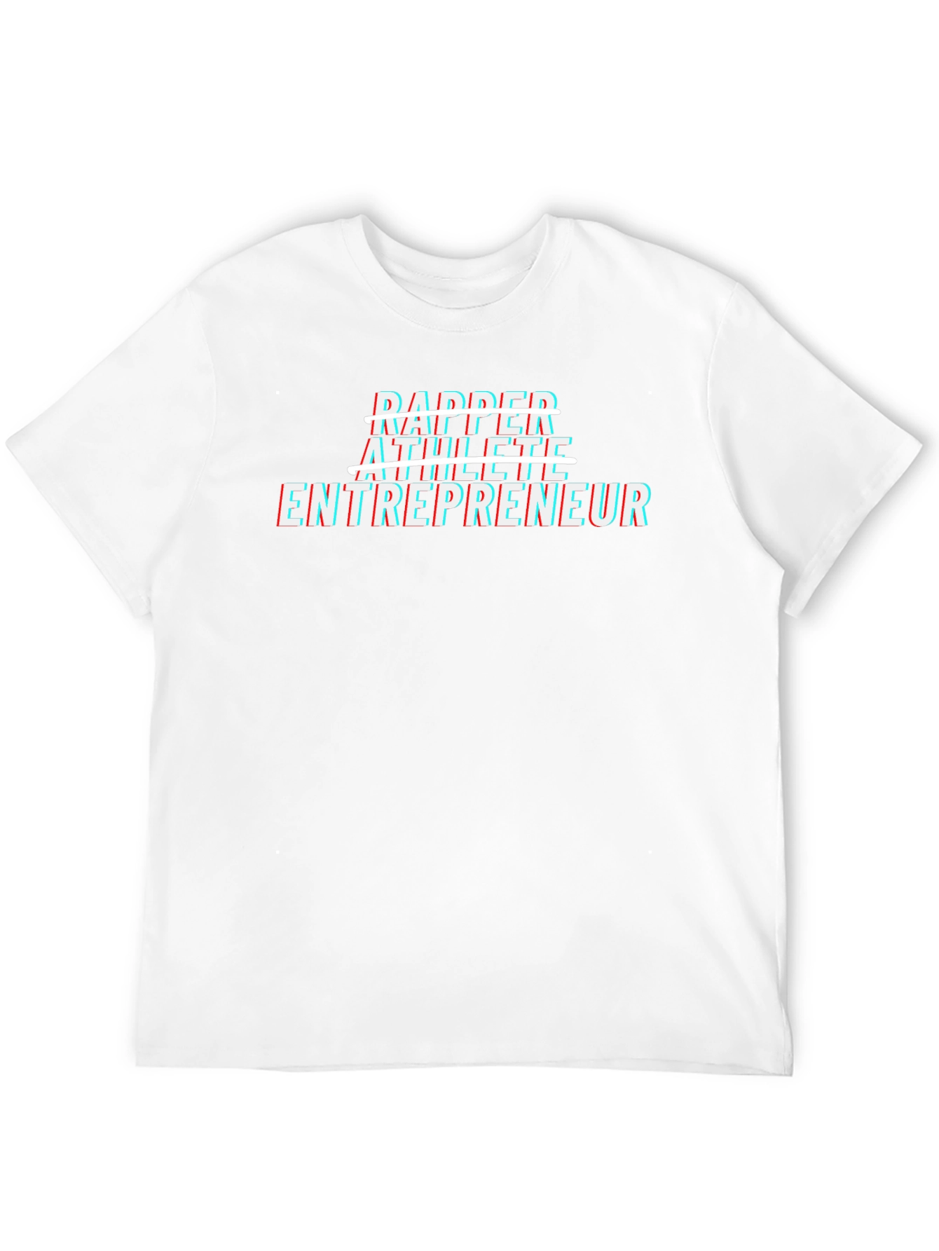 Rapper Athlete Entrepreneur Black T-Shirt