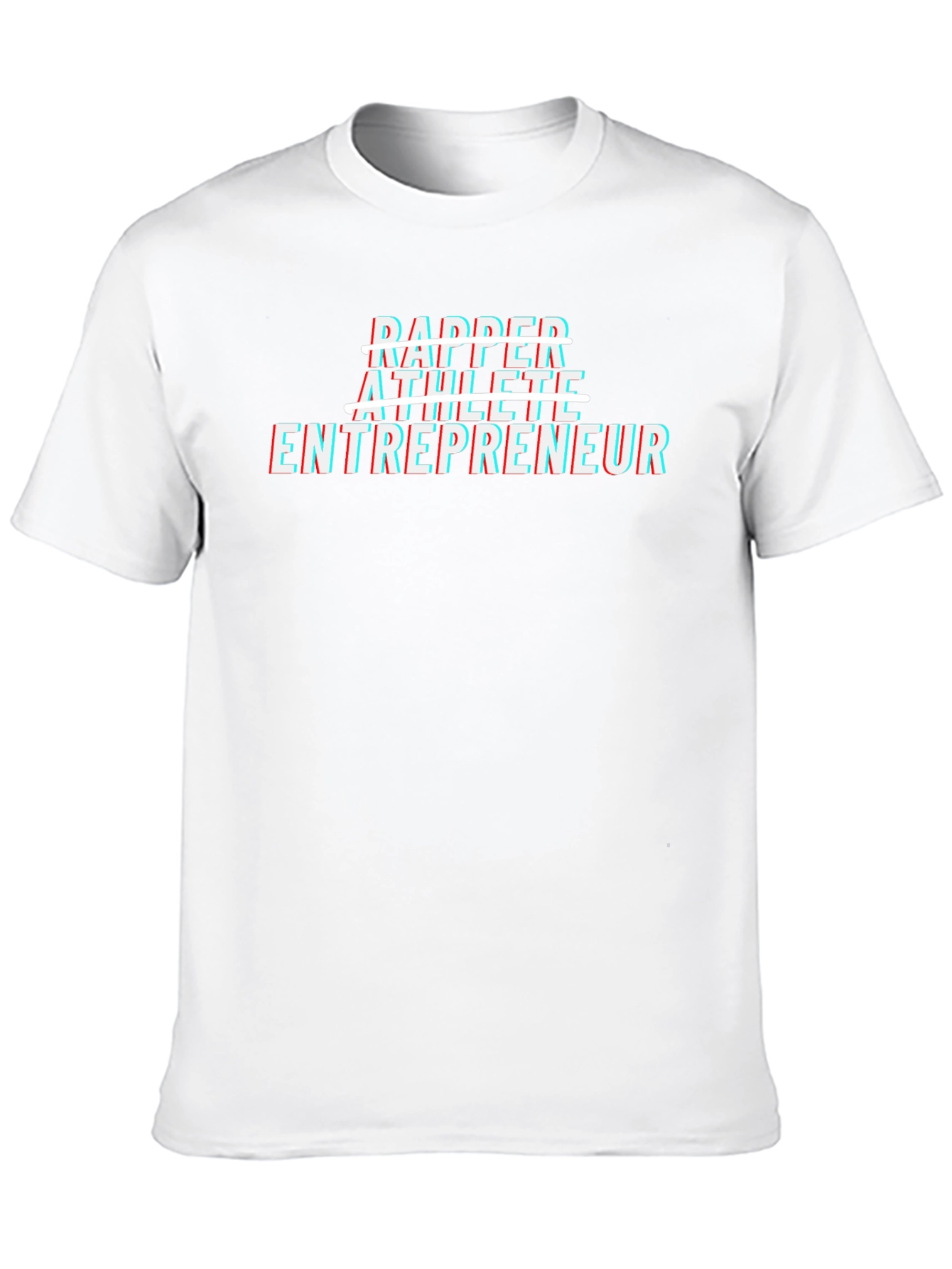Rapper Athlete Entrepreneur Black T-Shirt